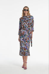 Vestido Silbar Viscosa Estampado Floral